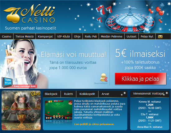 Suomalainen Casino - NettiCasino.com